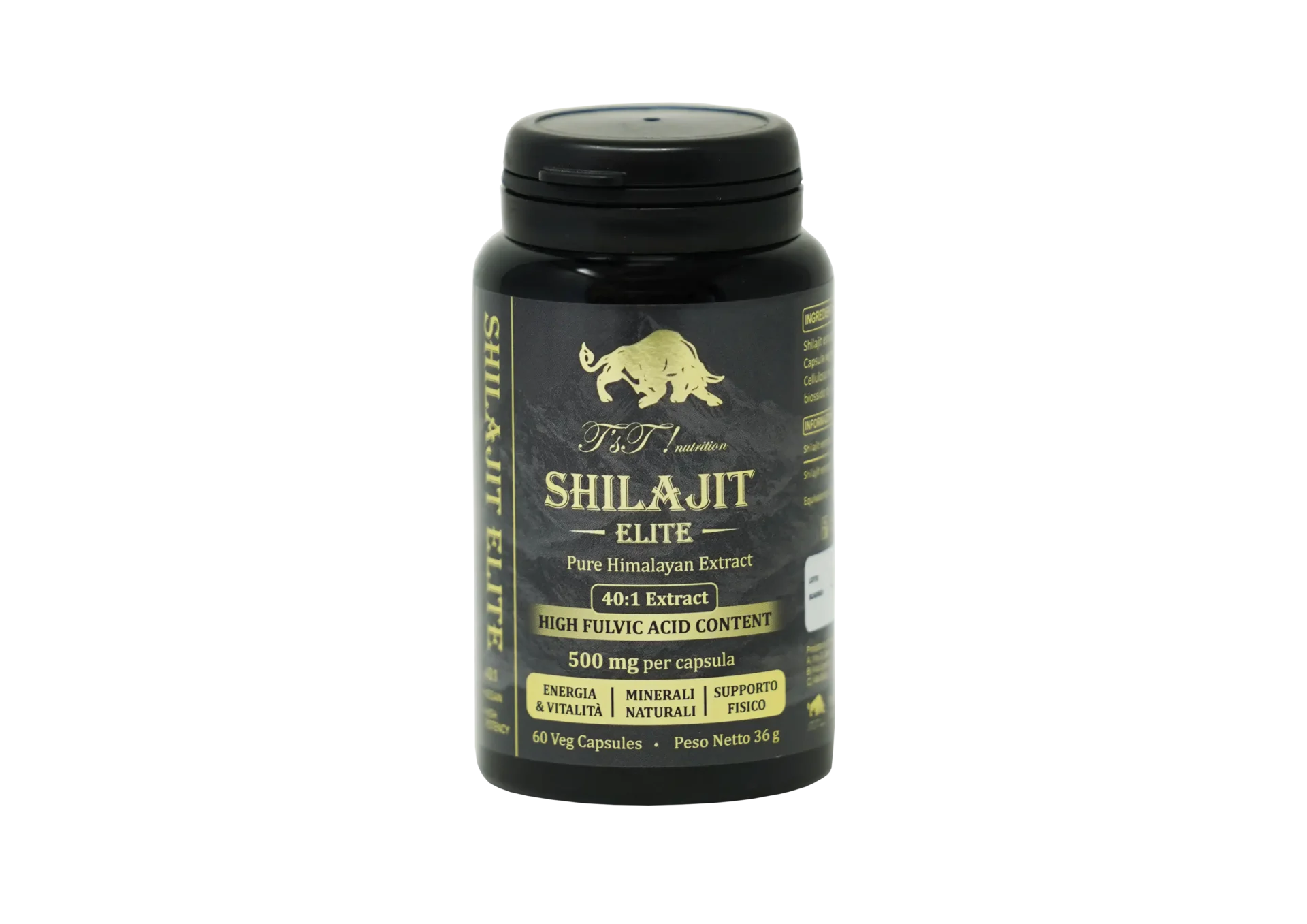 SHILAJIT ELITE – Pure Himalayan Extract 60 capsule vegetali